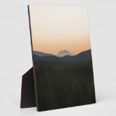 Mt. regenachtigere Zonsopgang Fotoplaat (Zijkant)