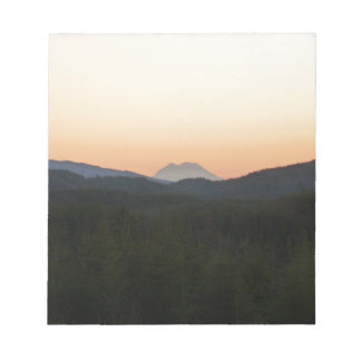 Mt. regenachtigere Zonsopgang Notitieblok