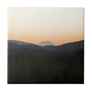 Mt. regenachtigere Zonsopgang Tegeltje