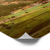 Mt Rosa Monte Rosa Gressoney Italië Poster (Hoek)