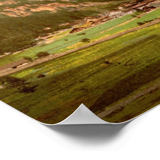 Mt Rosa Monte Rosa Gressoney Italië Poster (Hoek)