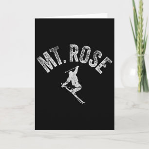 Mt Rose Ski Winter Tahoe Skien Cool Skier Tahoe F Kaart