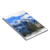 Mt Rundle and Famous Hotel, Banff, Alta, Canada Notitieboek (Rechterzijde)