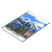 Mt Rundle and Famous Hotel, Banff, Alta, Canada Notitieboek (Linkerzijde)