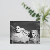 Mt. Rushmore B&W Briefkaart (Staand voorkant)