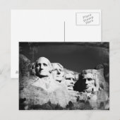 Mt. Rushmore B&W Briefkaart (Voorkant / Achterkant)