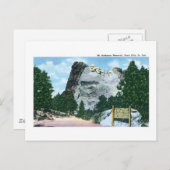 Mt. Rushmore, Black Hills, South Dakota Briefkaart (Voorkant / Achterkant)