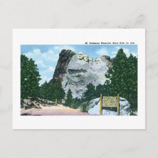 Mt. Rushmore, Black Hills, South Dakota Briefkaart