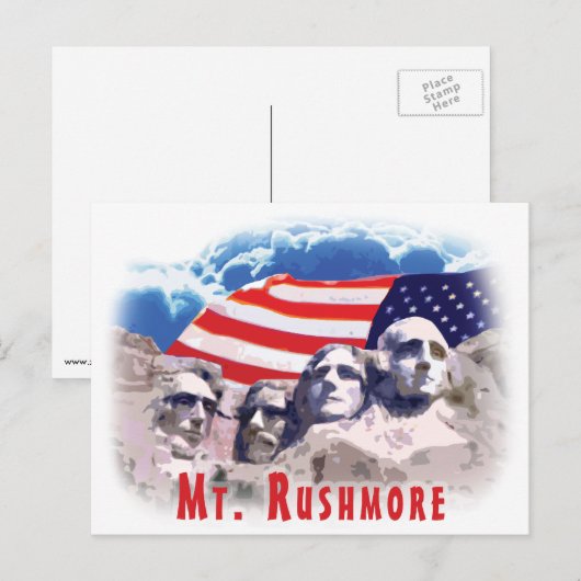 Mt. Rushmore Briefkaart (Voorkant / Achterkant)