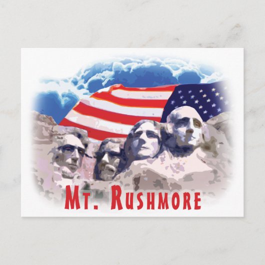 Mt. Rushmore Briefkaart (Voorkant)