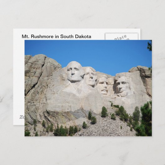 Mt. Rushmore Briefkaart (Voorkant / Achterkant)