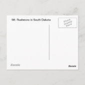 Mt. Rushmore Briefkaart (Achterkant)