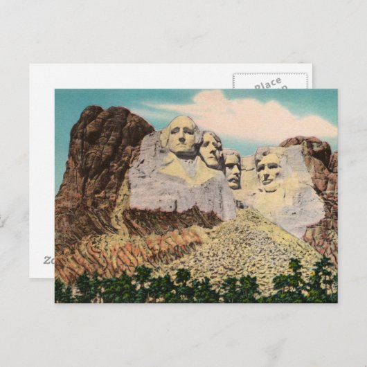 Mt. Rushmore Briefkaart (Voorkant / Achterkant)