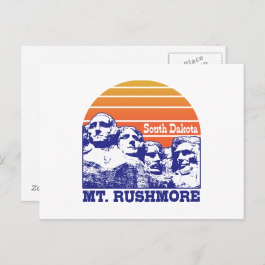 Mt. Rushmore Briefkaart (Voorkant / Achterkant)