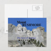 Mt. Rushmore Briefkaart (Voorkant / Achterkant)