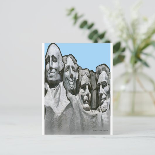Mt Rushmore Briefkaart (Staand voorkant)