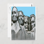 Mt Rushmore Briefkaart (Voorkant / Achterkant)