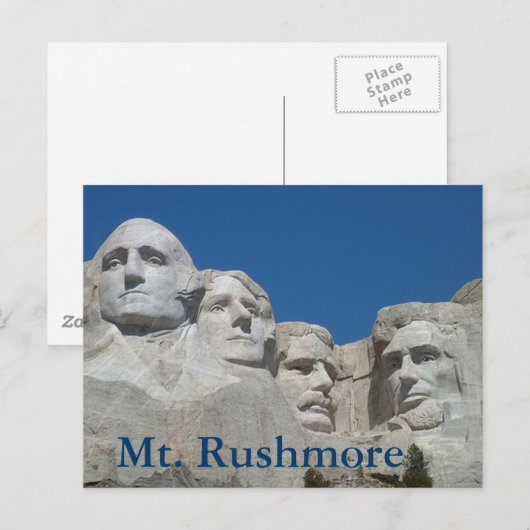 Mt. Rushmore Briefkaart (Voorkant / Achterkant)