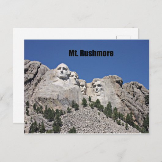 Mt. Rushmore Briefkaart (Voorkant / Achterkant)
