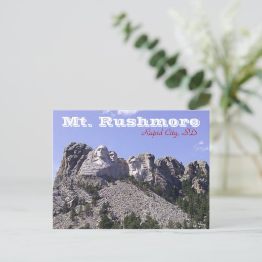 Mt. Rushmore Briefkaart (Staand voorkant)