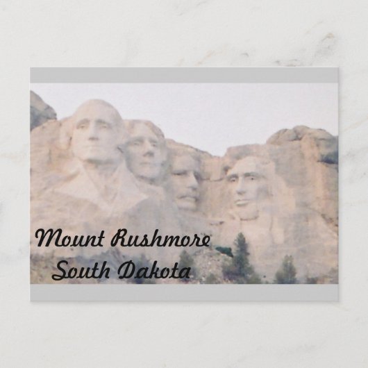 Mt. Rushmore Briefkaart (Voorkant)