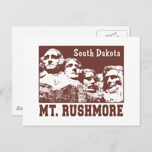 Mt. Rushmore Briefkaart (Voorkant / Achterkant)
