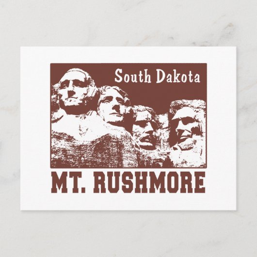 Mt. Rushmore Briefkaart (Voorkant)