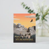 Mt. Rushmore, Briefkaart South Dakota (Staand voorkant)