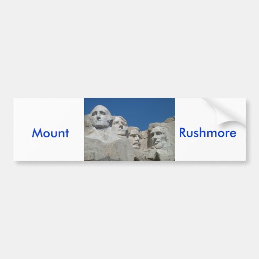 Mt. Rushmore Bumpersticker (Voorkant)
