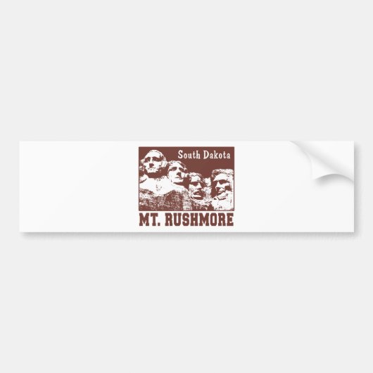 Mt. Rushmore Bumpersticker (Voorkant)