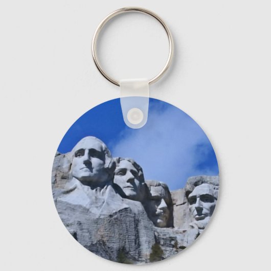 Mt. Rushmore Landmark Sleutelhanger (Voorkant)