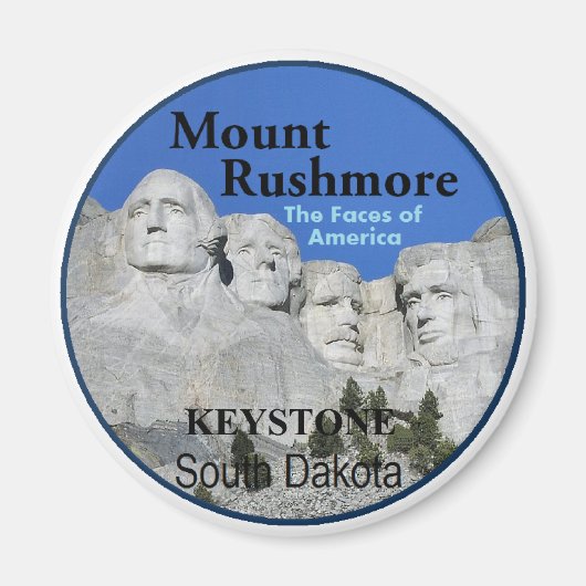 Mt. Rushmore Magnet (Voorkant)
