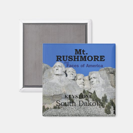 Mt. Rushmore Magnet (Voorkant / Achterkant)