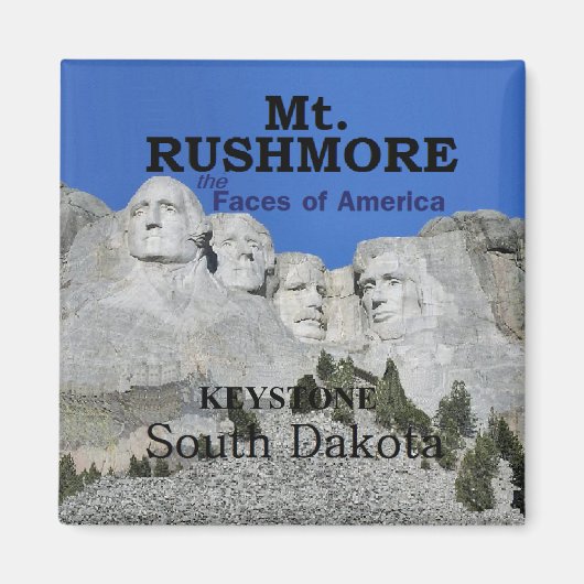 Mt. Rushmore Magnet (Voorkant)