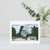 Mt. Rushmore Memorial, South Dakota Briefkaart (Staand voorkant)