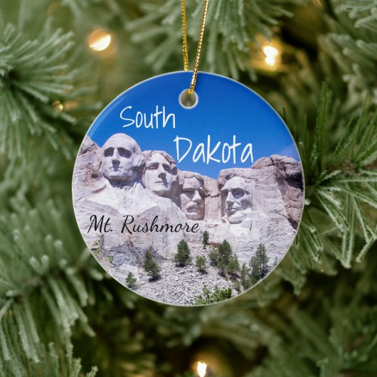 Mt. Rushmore National Park kerstsieraad Keramisch Ornament (Boom)