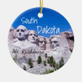Mt. Rushmore National Park kerstsieraad Keramisch Ornament (Voorkant)