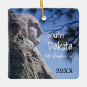 Mt. Rushmore National Park kerstsieraad Keramisch Ornament (Voorkant)