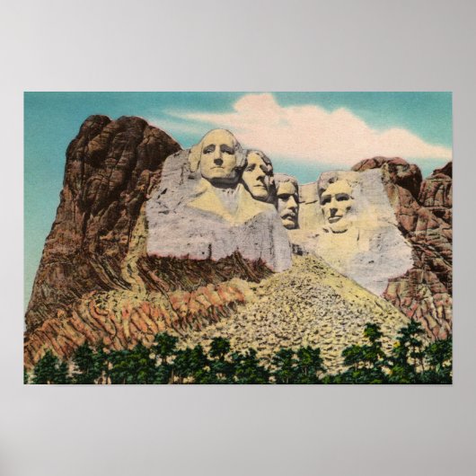 Mt. Rushmore Poster (Voorkant)