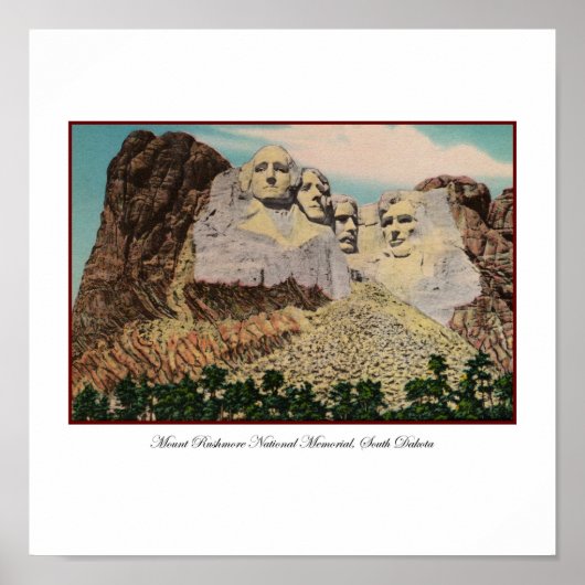 Mt. Rushmore Poster (Voorkant)