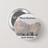 Mt. Rushmore Ronde Button 5,7 Cm (Voorkant /achterkant)