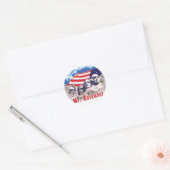 Mt. Rushmore Ronde Sticker (Envelop)