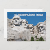 Mt Rushmore, South Dakota - Briefkaart (Voorkant / Achterkant)