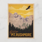 Mt. Rushmore, South Dakota Briefkaart (Voorkant)