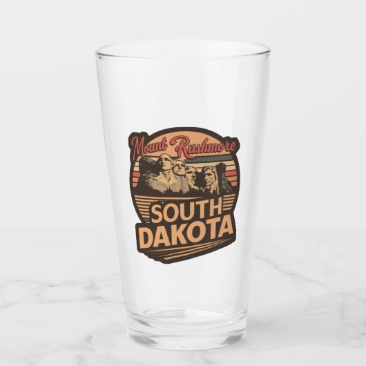 Mt. Rushmore South Dakota Glas (Voorkant)