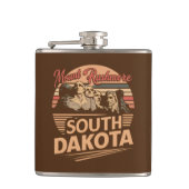 Mt. Rushmore South Dakota Heupfles (Voorkant)