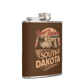 Mt. Rushmore South Dakota Heupfles (Rechts)