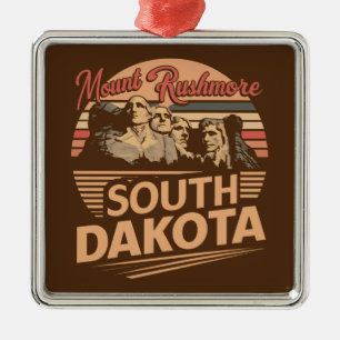 Mt. Rushmore South Dakota Metalen Ornament