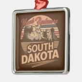Mt. Rushmore South Dakota Metalen Ornament (Links)