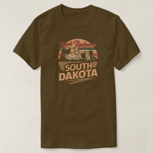 Mt. Rushmore South Dakota T-shirt (Design voorkant)